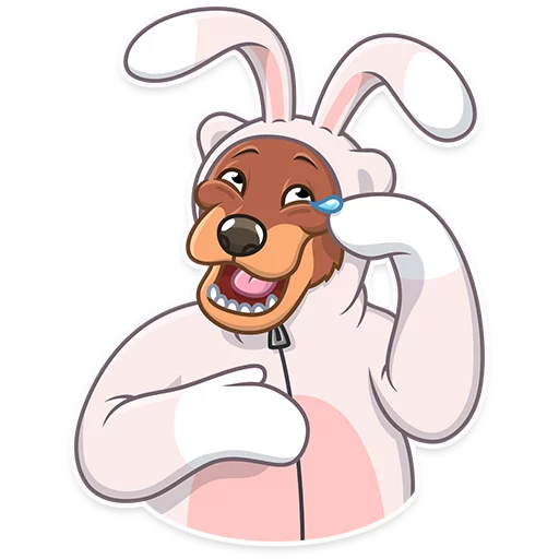 Easter Bear, telegram sticker