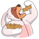 😋-Easter Bear, Telegram Sticker