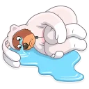 😭-Easter Bear, Telegram Sticker