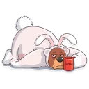 ☕-Easter Bear, Telegram Sticker