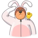 👋-Easter Bear, Telegram Sticker