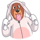 😛-Easter Bear, Telegram Sticker