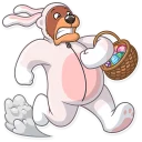 🏃-Easter Bear, Telegram Sticker