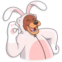 👌-Easter Bear, Telegram Sticker