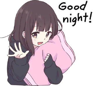 👋-Menhera chan, Telegram Sticker