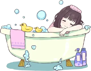 ☺️-Menhera chan, Telegram Sticker