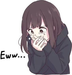 🤢-Menhera chan, Telegram Sticker