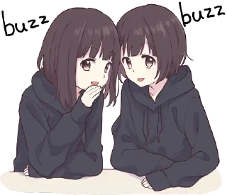 😏-Menhera chan, Telegram Sticker