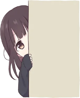 👀-Menhera chan, Telegram Sticker