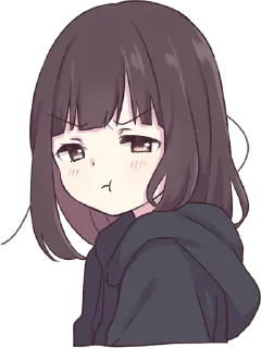 😒-Menhera chan, Telegram Sticker