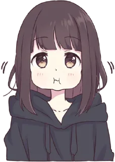 🤤-Menhera chan, Telegram Sticker