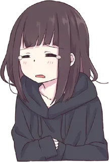 🤤-Menhera chan, Telegram Sticker