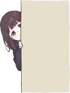 👀-Menhera chan, Telegram Sticker
