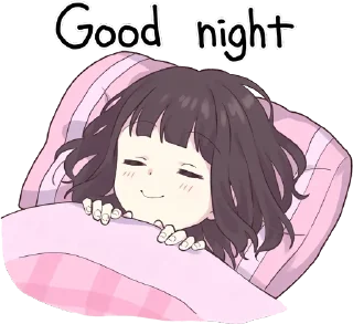 😪-Menhera chan, Telegram Sticker