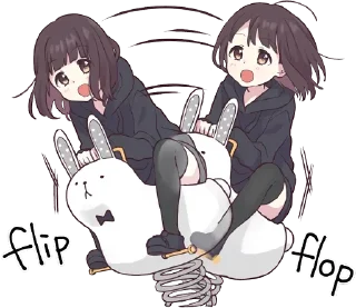 😝-Menhera chan, Telegram Sticker