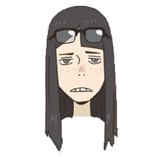 ☹️-Eizouken ni wa Te wo Dasu na!, Telegram Sticker