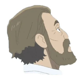 🧔-Eizouken ni wa Te wo Dasu na!, Telegram Sticker