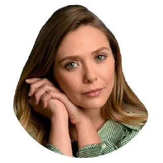 🙂-Elizabeth Olsen, Telegram Sticker