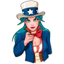 👉-Elizabeth, Telegram Sticker
