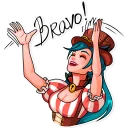 👏-Elizabeth, Telegram Sticker
