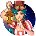 🤐-Elizabeth, Telegram Sticker