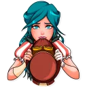 😰-Elizabeth, Telegram Sticker