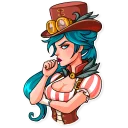 🤔-Elizabeth, Telegram Sticker