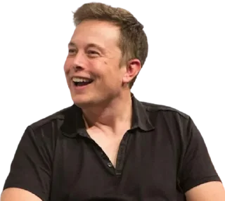 😄-Elon Musk, Telegram Sticker