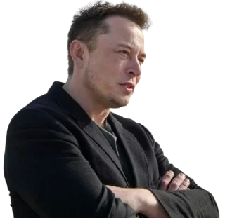 🤨-Elon Musk, Telegram Sticker