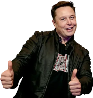 👍-Elon Musk, Telegram Sticker