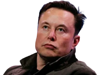 😶-Elon Musk, Telegram Sticker