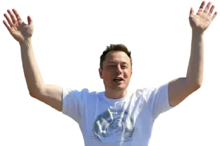 🙌-Elon Musk, Telegram Sticker