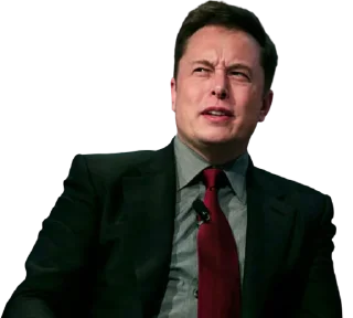 🤨-Elon Musk, Telegram Sticker