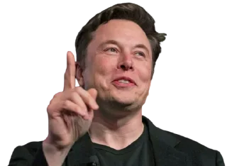 ☝️-Elon Musk, Telegram Sticker