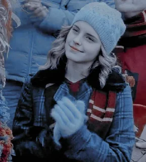 👏-Emma Watson, Telegram Sticker