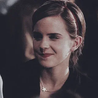 😊-Emma Watson, Telegram Sticker