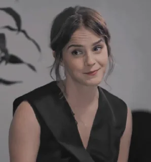 🙂-Emma Watson, Telegram Sticker