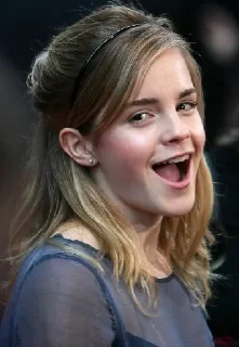 😮-Emma Watson, Telegram Sticker