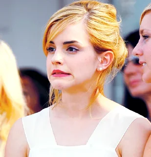 😬-Emma Watson, Telegram Sticker