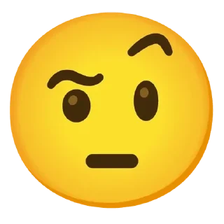 🤨-Emojis (Gboard), Telegram Sticker