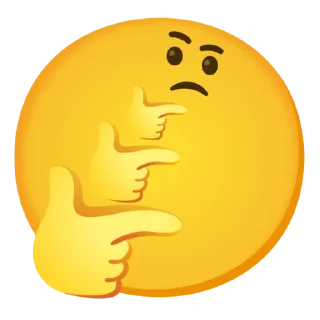 🤔-Emojis (Gboard), Telegram Sticker