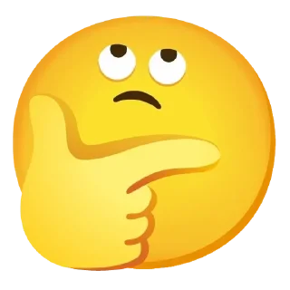🤔-Emojis (Gboard), Telegram Sticker