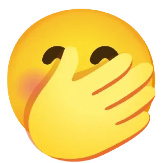 🤭-Emojis (Gboard), Telegram Sticker