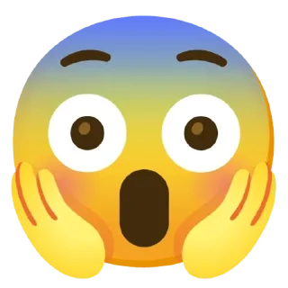 😱-Emojis (Gboard), Telegram Sticker