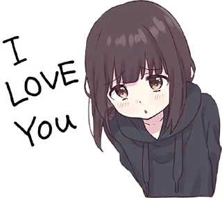 😦-Menhera chan, Telegram Sticker