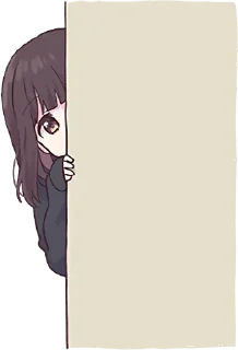 👀-Menhera chan, Telegram Sticker