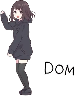 💃-Menhera chan, Telegram Sticker