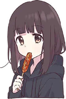 🌭-Menhera chan, Telegram Sticker