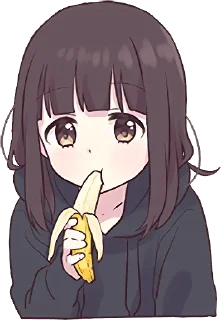 🍌-Menhera chan, Telegram Sticker