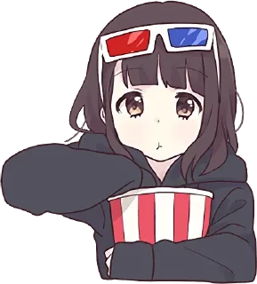 🥜-Menhera chan, Telegram Sticker